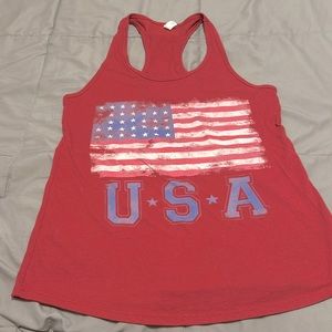 Women’s x-large red patriotic tank top